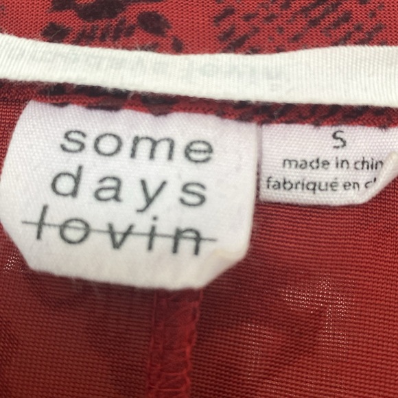 Anthropologie Red Dress - Picture 2 of 3